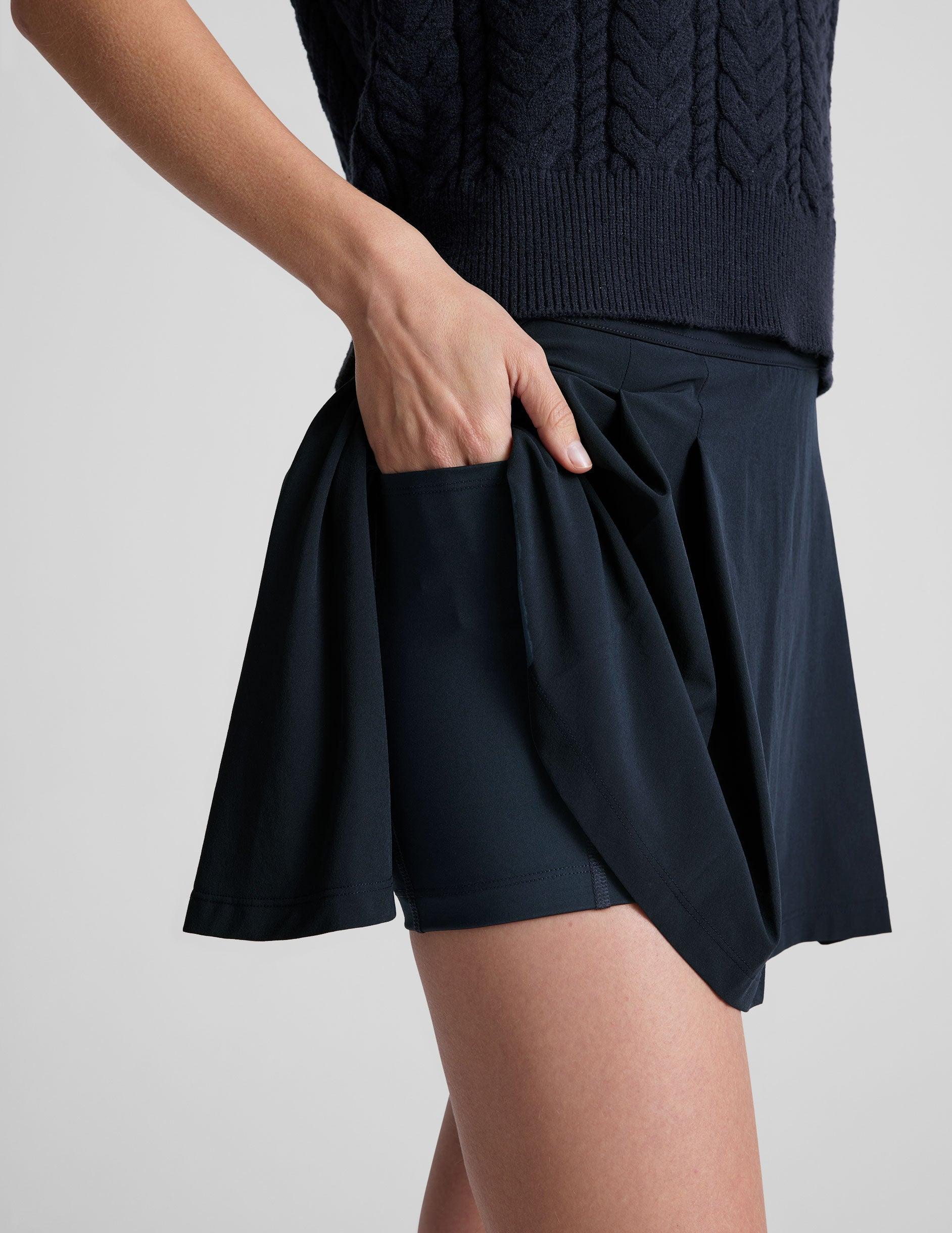 Score Pleated Skirt Product Image