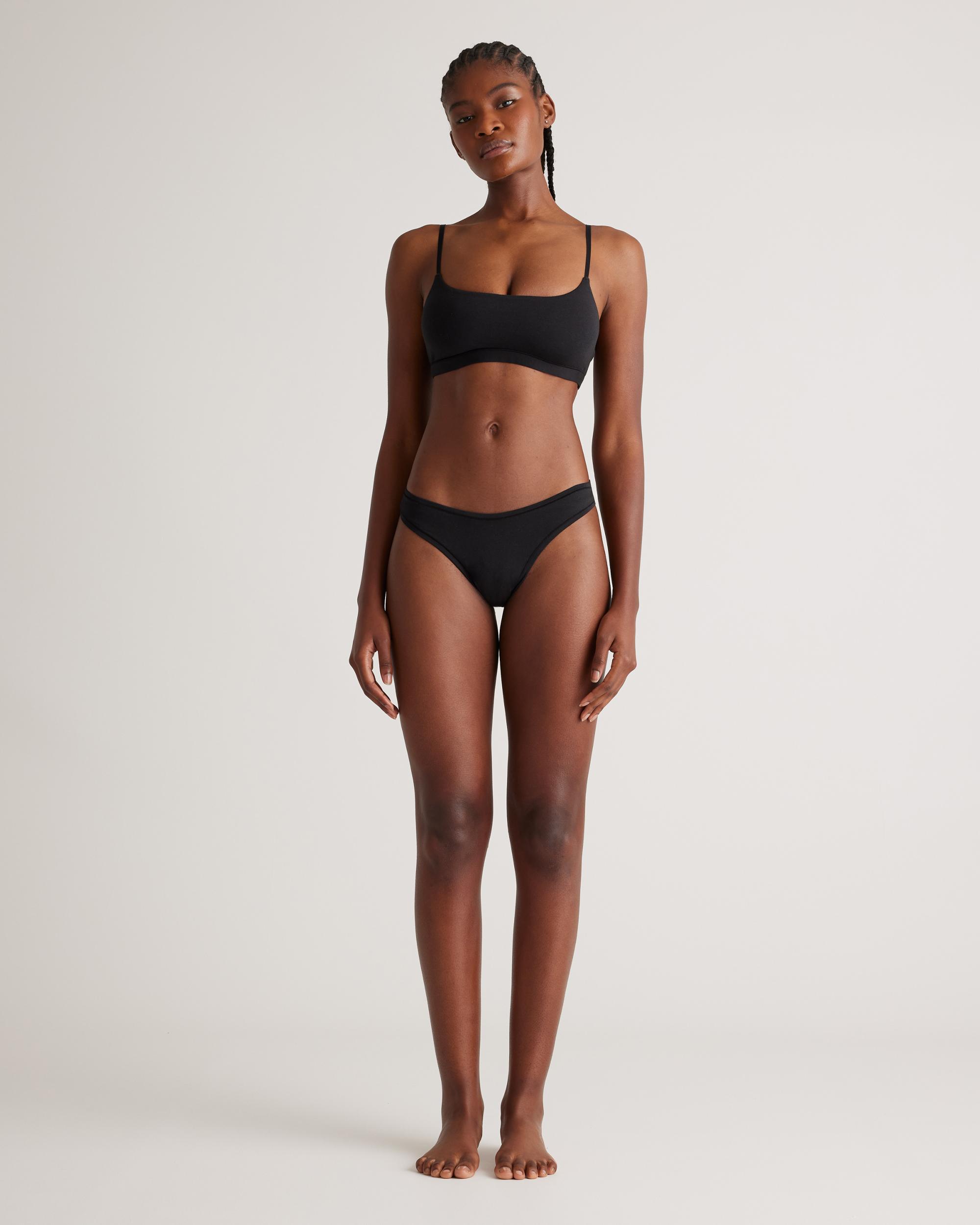 Quince | Women's Scoop Bralette Organic Cotton Product Image