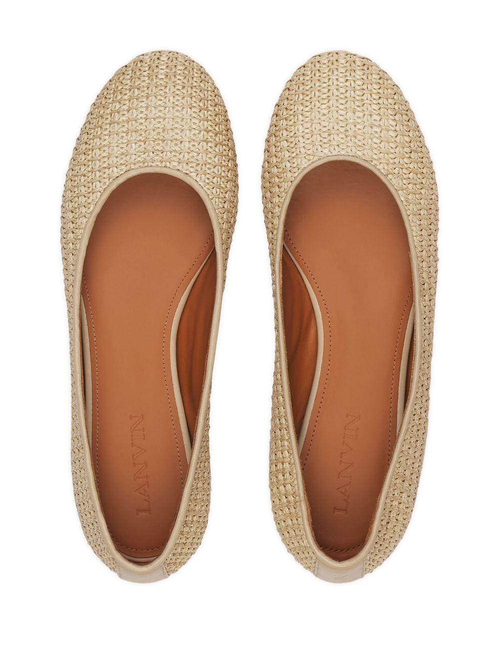 raffia ballet flats Product Image