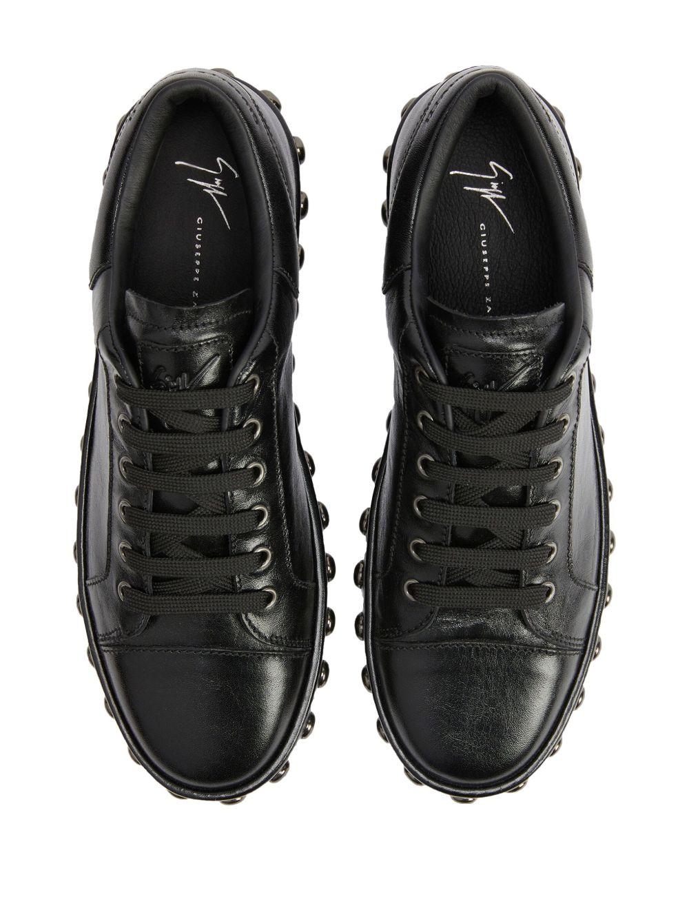 City leather sneakers  Product Image