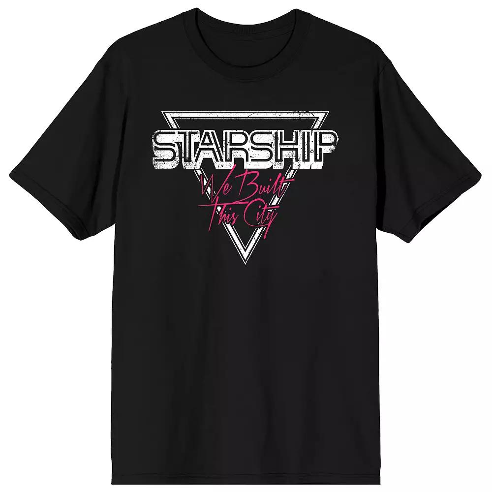 Men's Starship We Built This City Short Sleeve Graphic Tee,  Product Image
