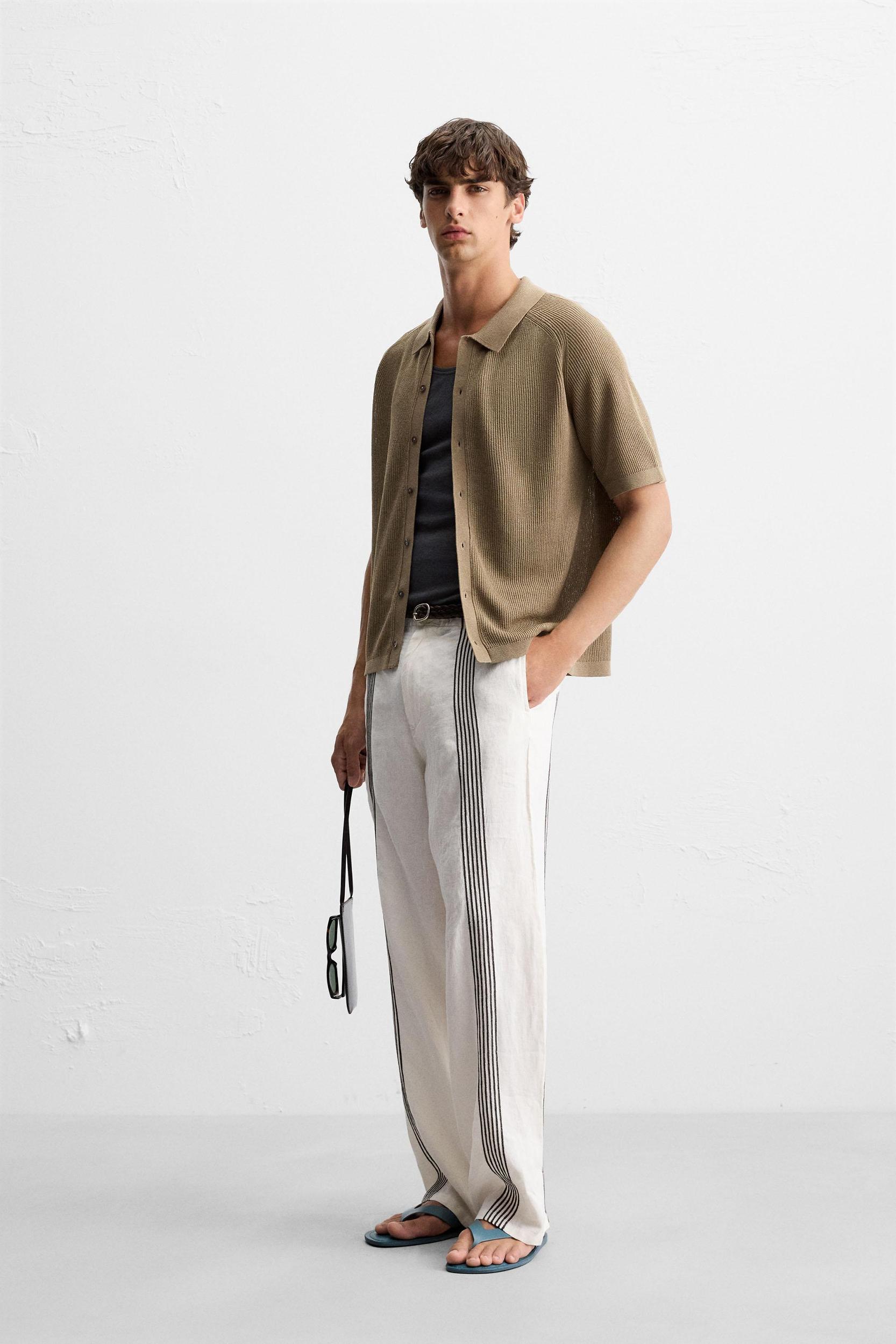 RELAXED FIT KNIT SHIRT Product Image