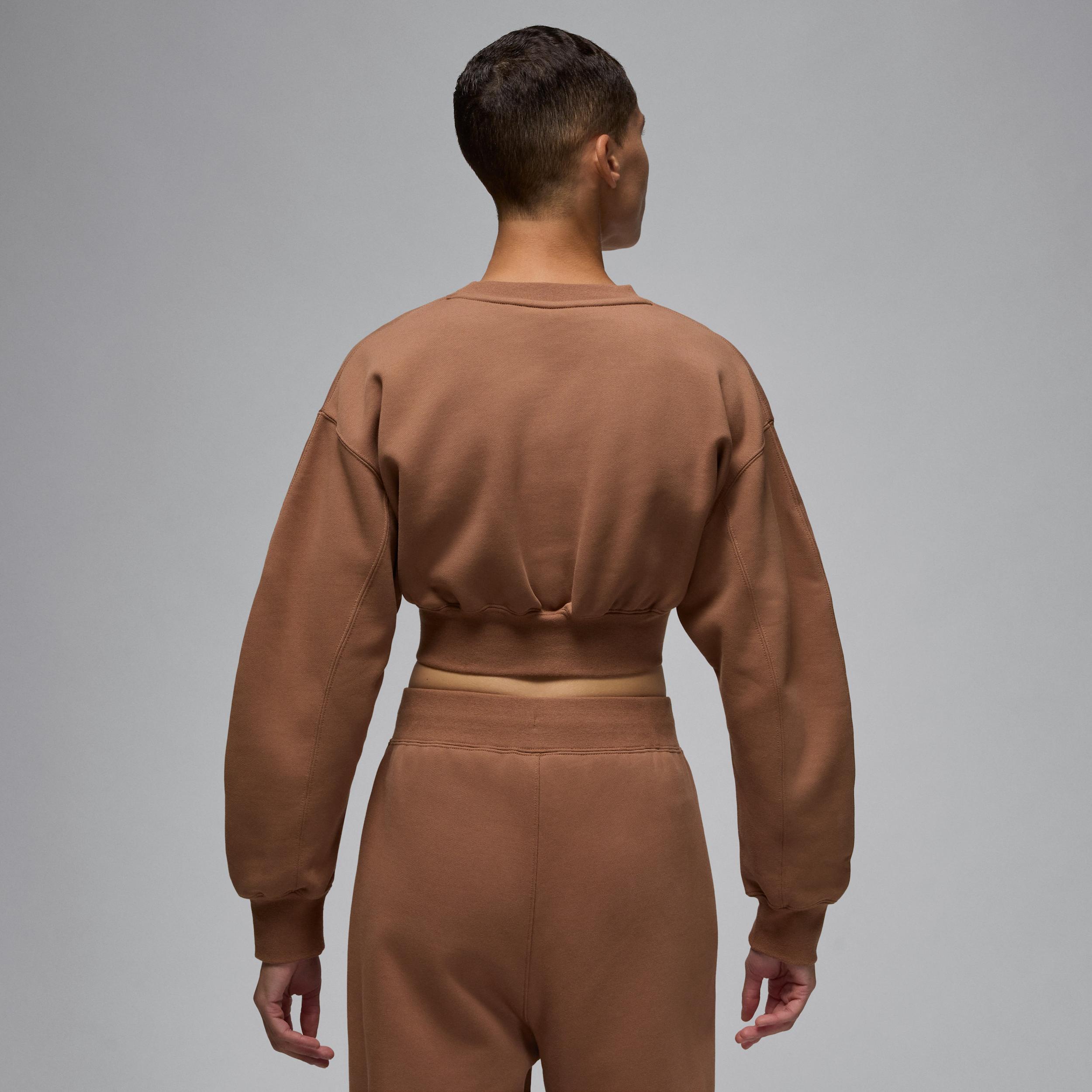 Jordan Flight Fleece Women's Cropped Sweatshirt Product Image