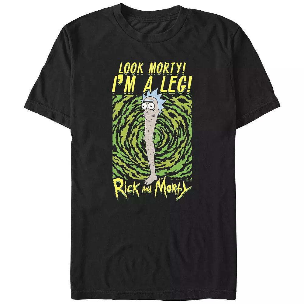 Men's Rick And Morty Look Morty I'm A Leg Graphic Tee,  Product Image