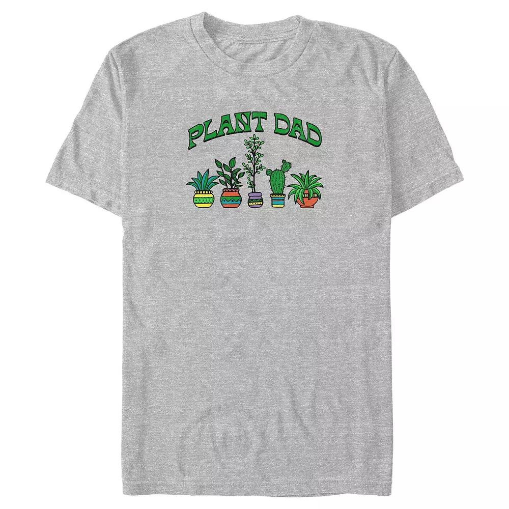 Big & Tall Plant Dad Flowerpots Graphic Tee, Men's,  Product Image