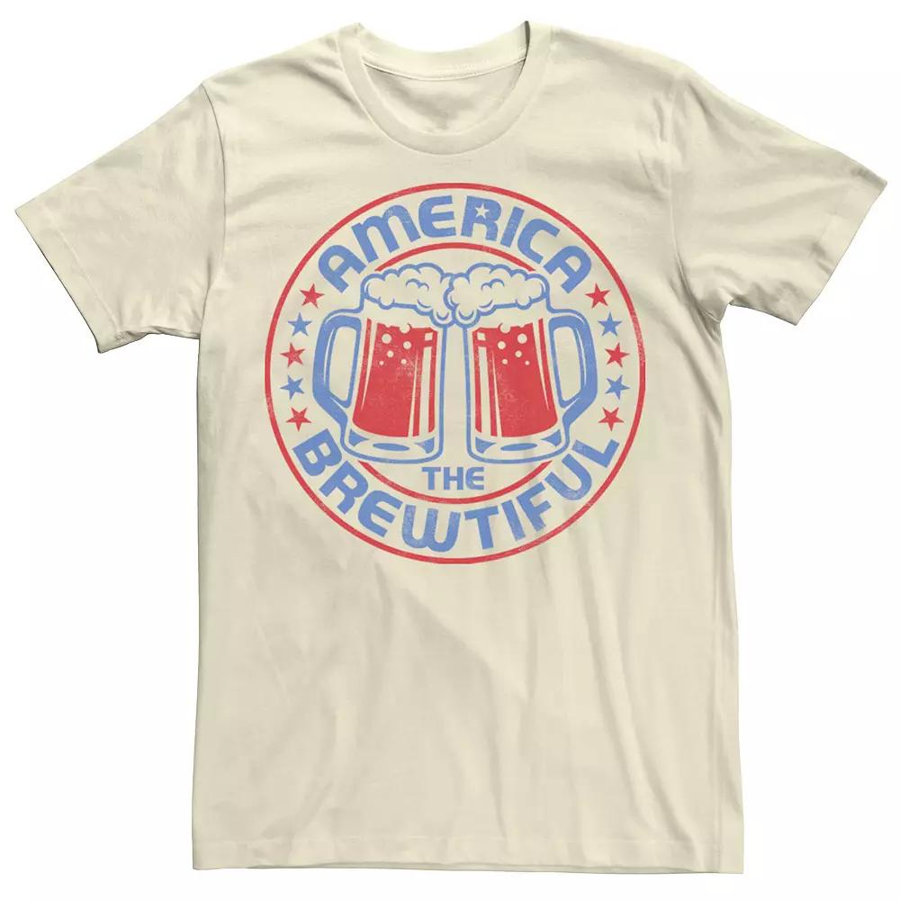 Men's "America The Brewtiful" Beer Americana Tee,  Product Image