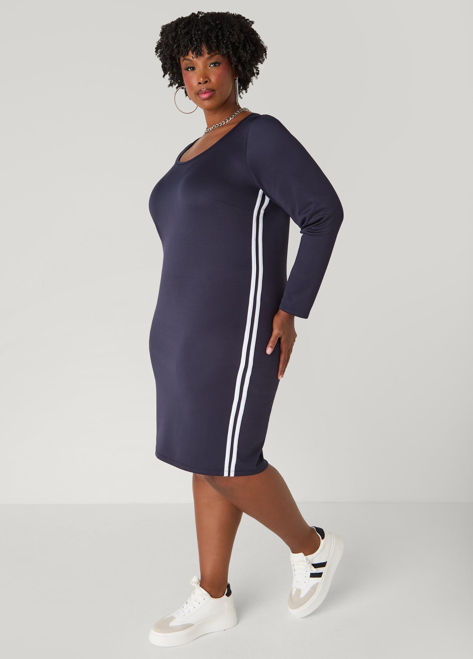 Striped Bodycon Dress Product Image