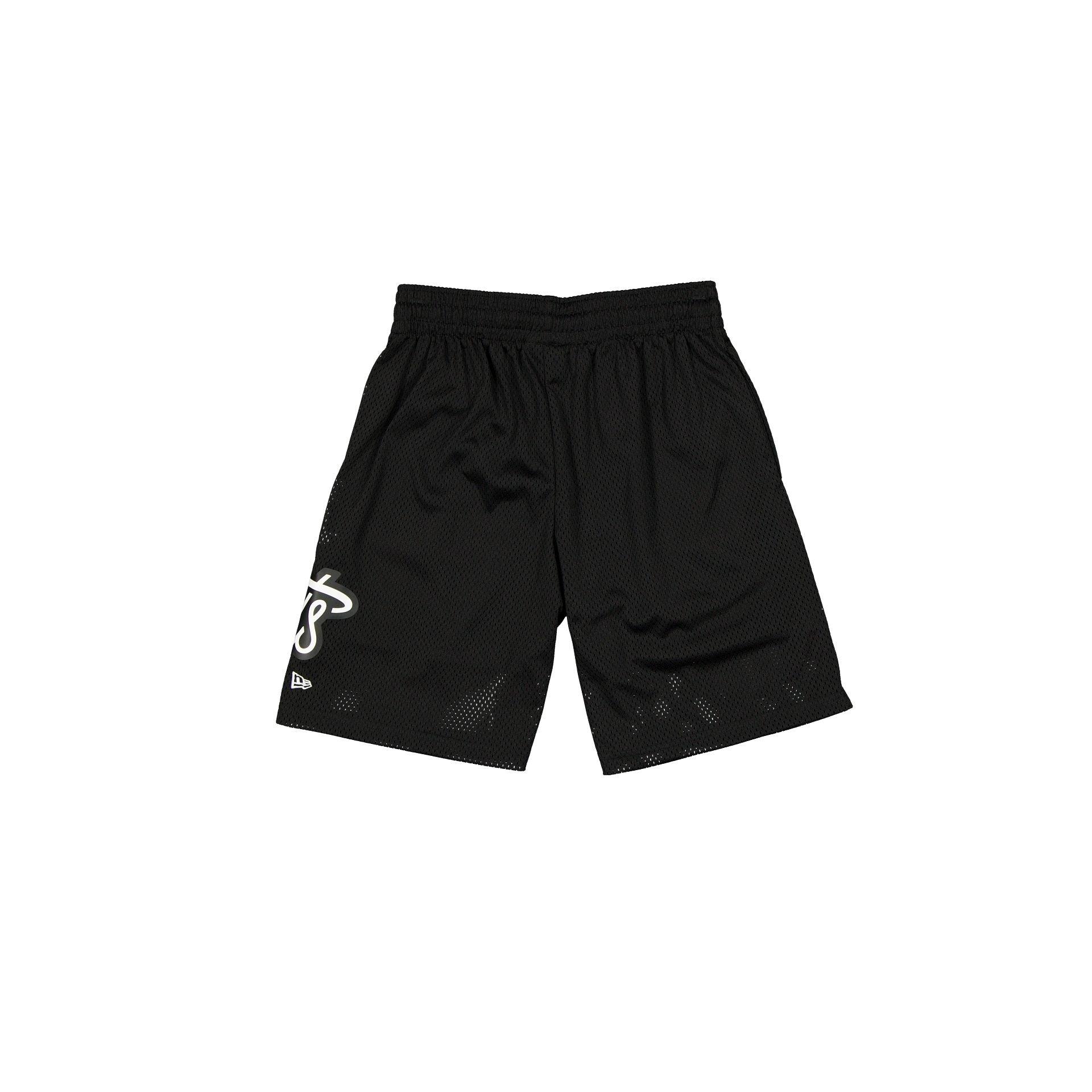Brooklyn Nets Mesh Black Shorts Male Product Image