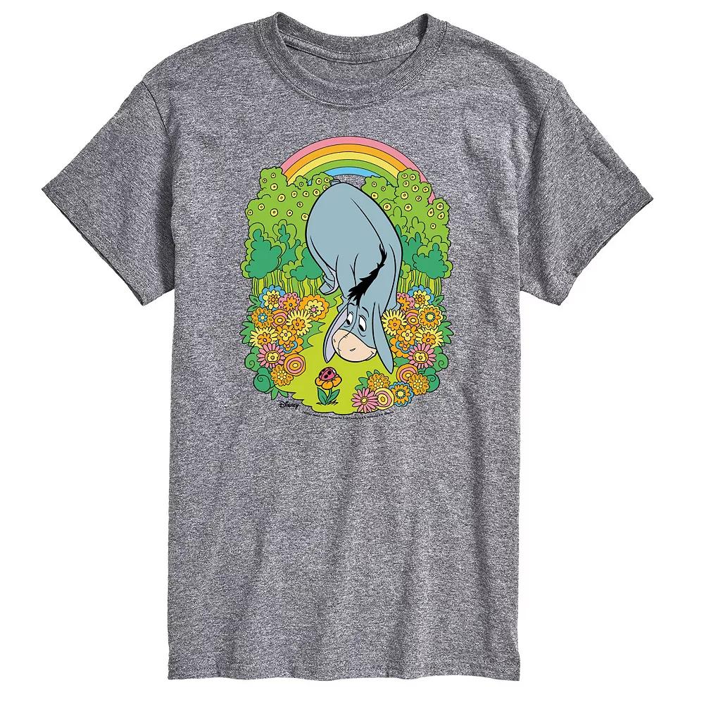 Disney's Winnie the Pooh Big & Tall Eeyore Rainbow Graphic Tee, Men's,  Product Image