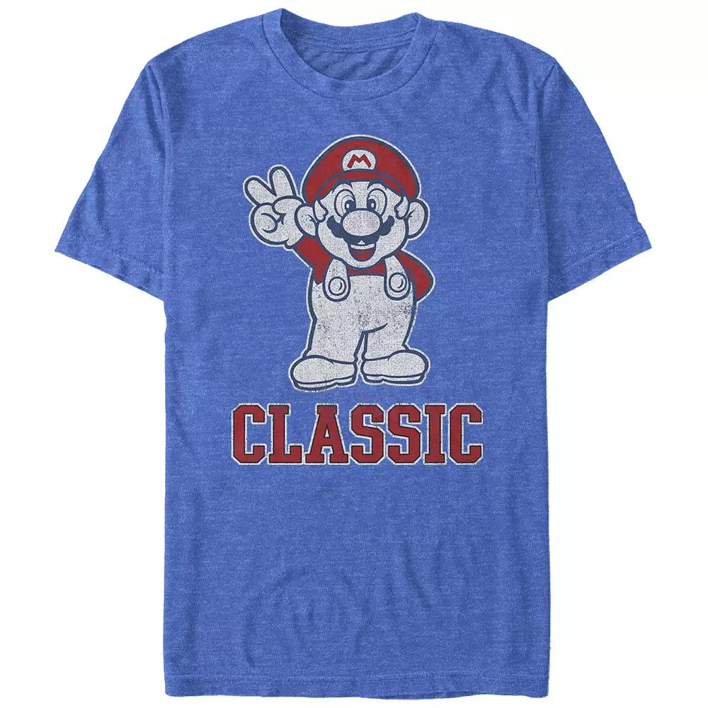 Big & Tall Super Mario Bros Classic Graphic Tee, Men's,  Product Image