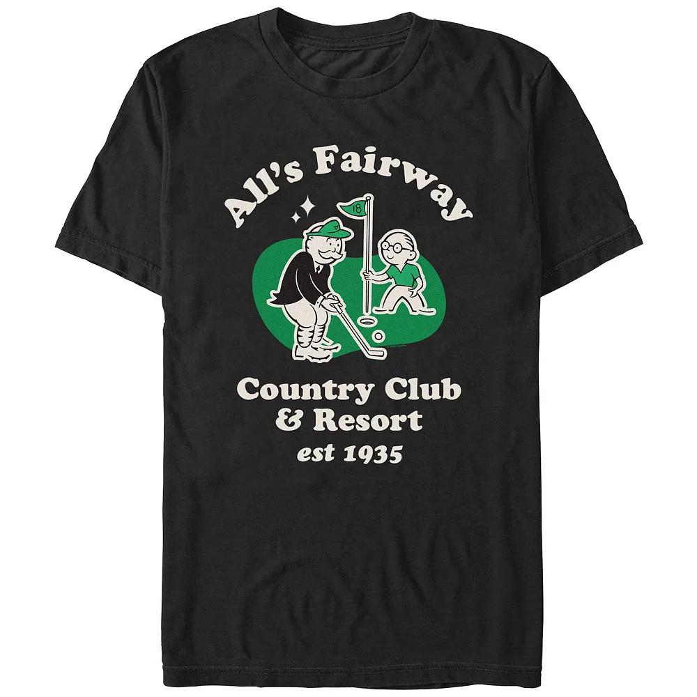 Men's Monopoly All's Fairway Country Club And Resort Graphic Tee,  Product Image