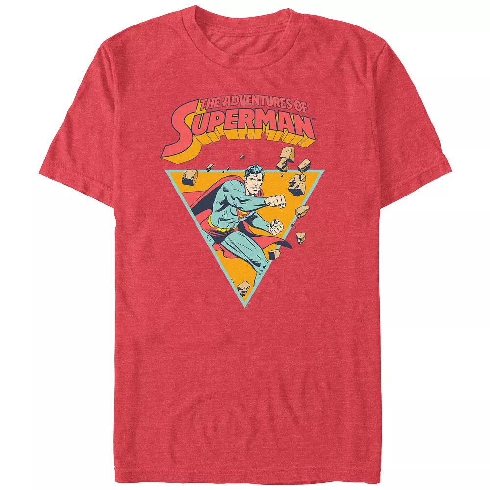 Big & Tall Superman The Adventures Graphic Tee, Men's,  Product Image