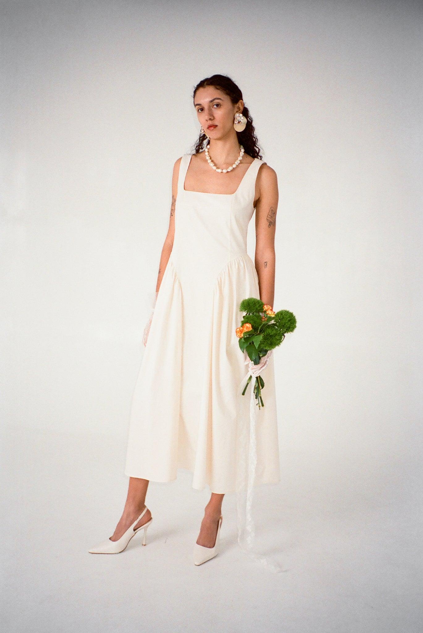 Vanessa Dress - Parchment Product Image