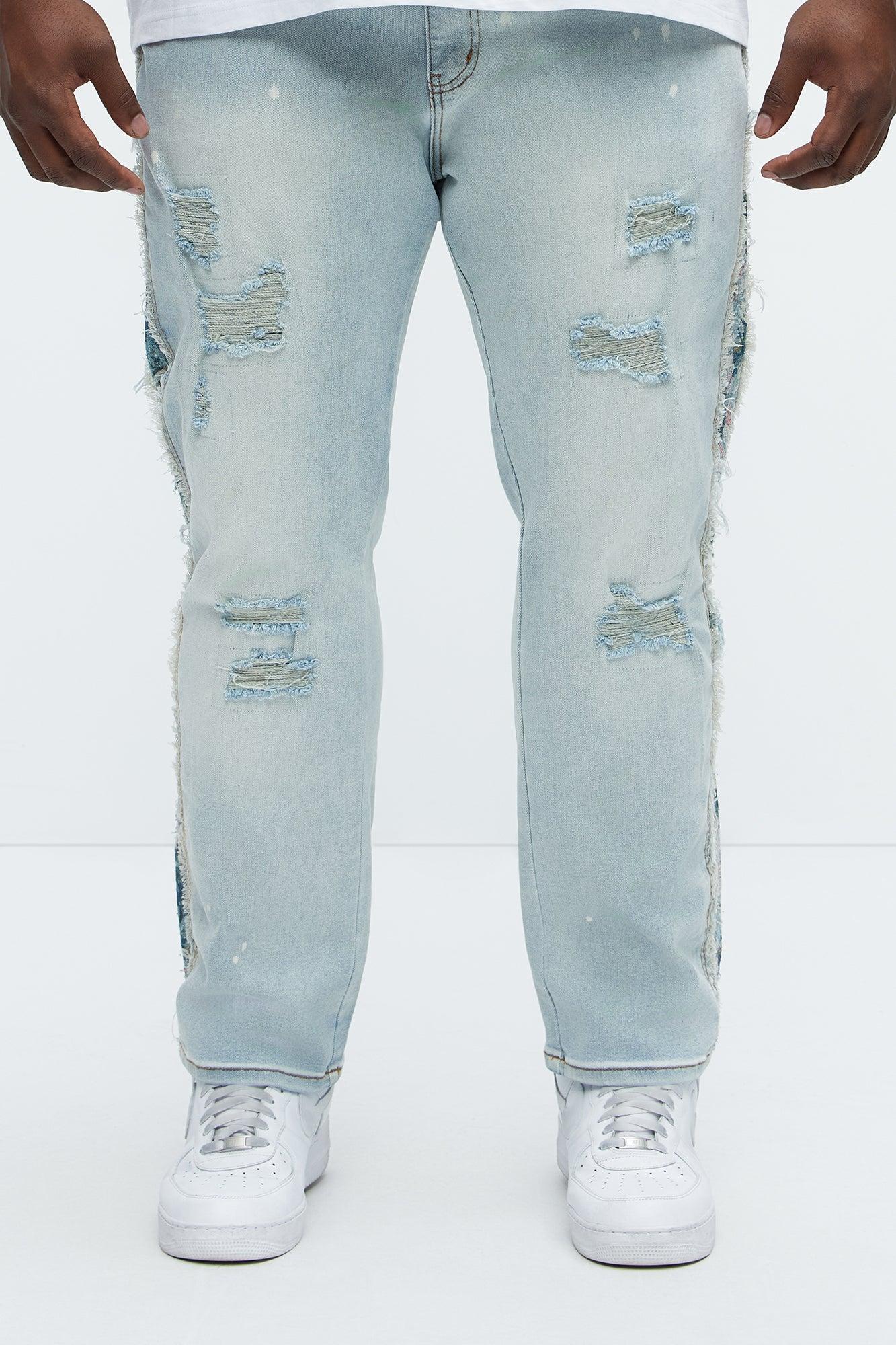 Travis Tapestry Slim Jeans - Light Wash Product Image