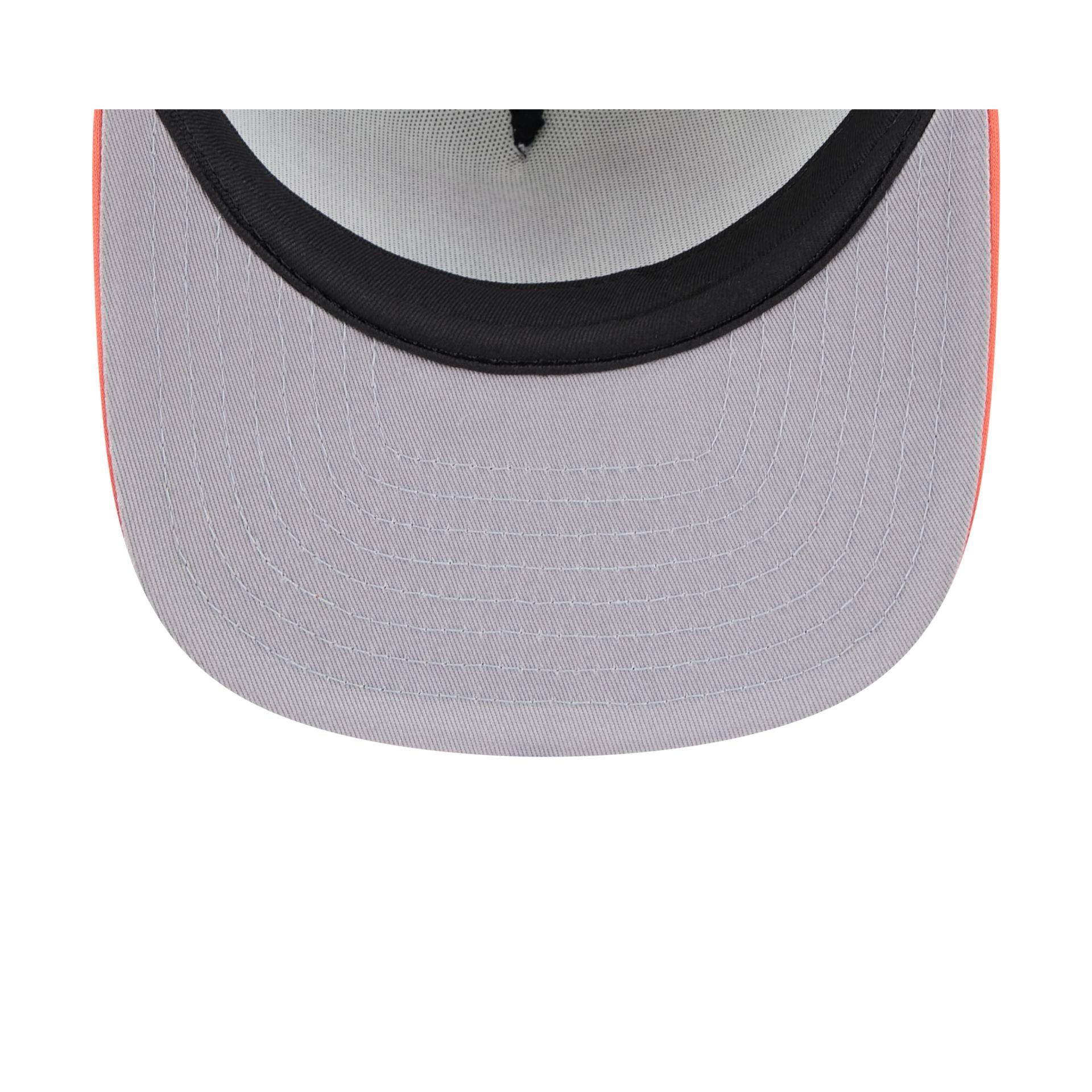 Houston Astros Retro Script 9FIFTY A-Frame Trucker Hat Male Product Image