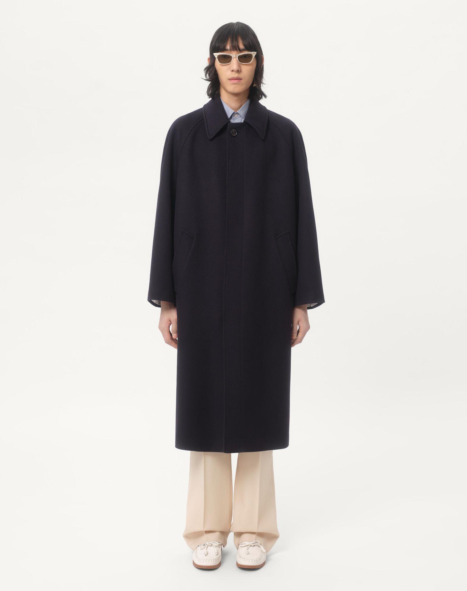 Single-Breasted Wool And Cashmere Coat Product Image