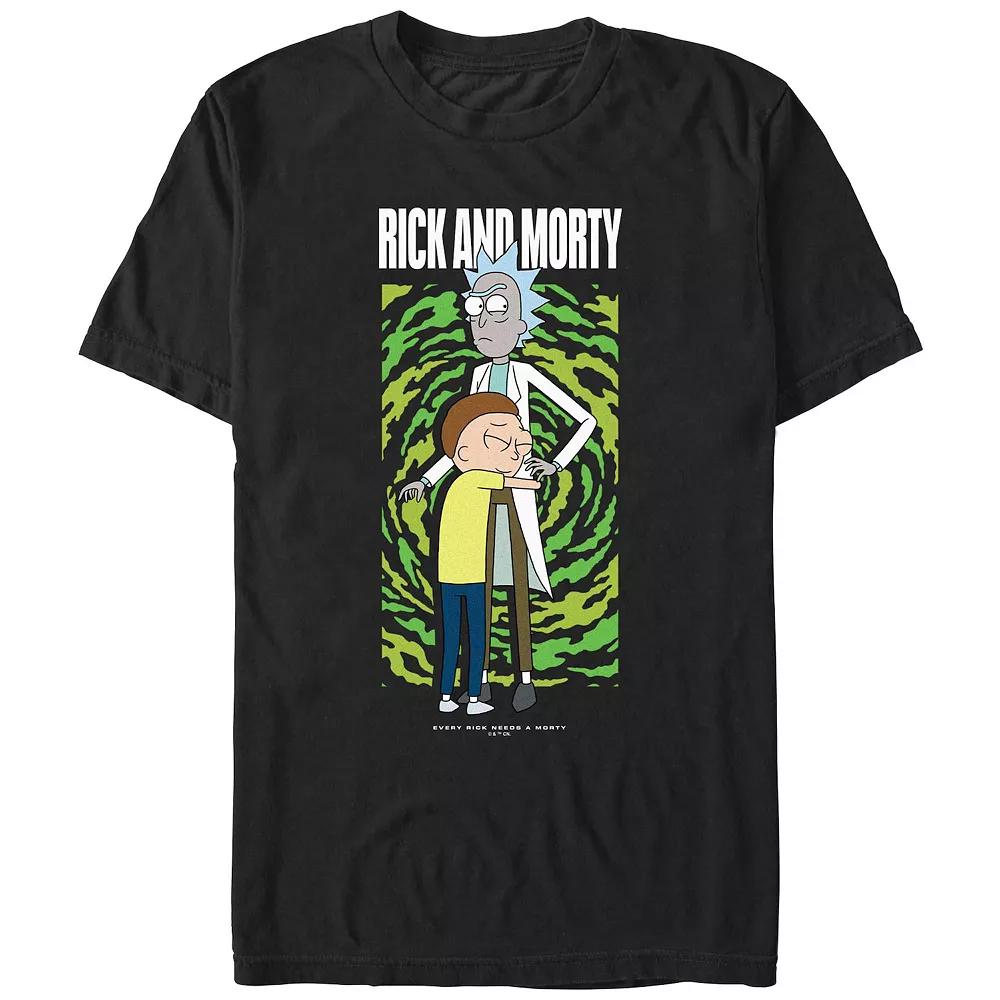 Men's Rick And Morty Interdimensional Hug Graphic Tee,  Product Image