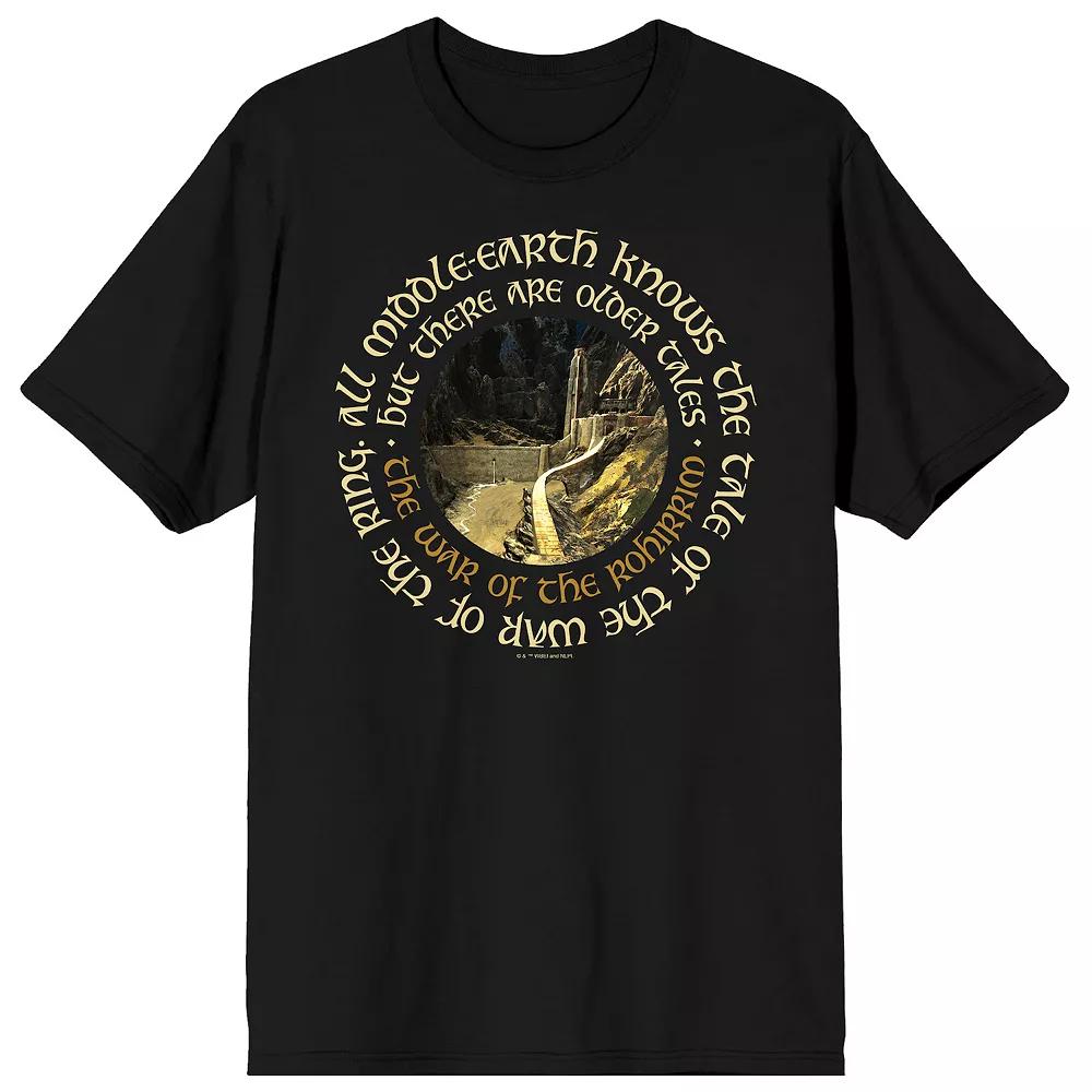 Mens Lord of the Rings War of Rohirrim Short Sleeve Graphic T-Shirt Product Image