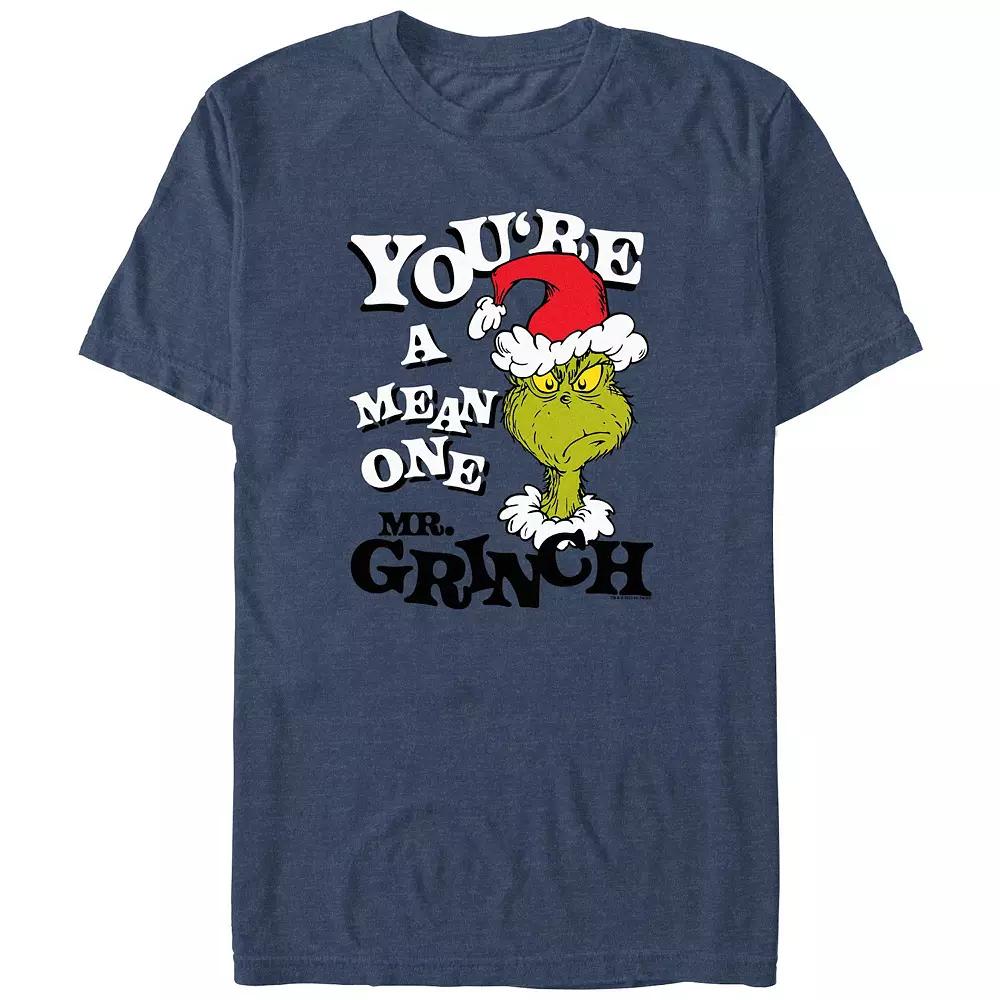 Big & Tall Dr. Seuss You're A Mean One Mr. Grinch Graphic Tee, Men's,  Product Image