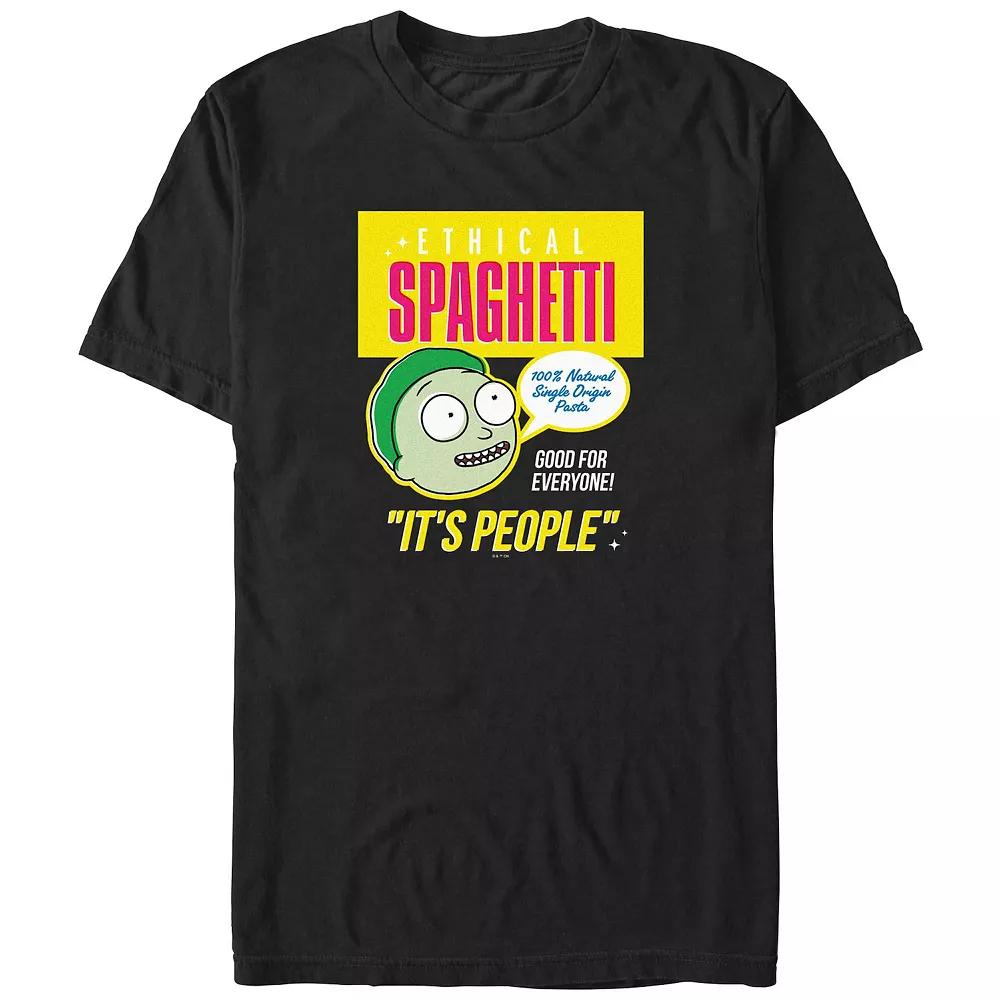 Big & Tall Rick And Morty Ethical Spaghetti Graphic Tee, Men's, Size: 3XB, Black Product Image