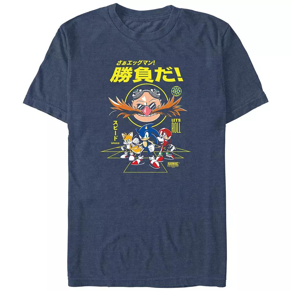 Men's Sonic The Hedgehog Let's Roll Graphic Tee,  Product Image