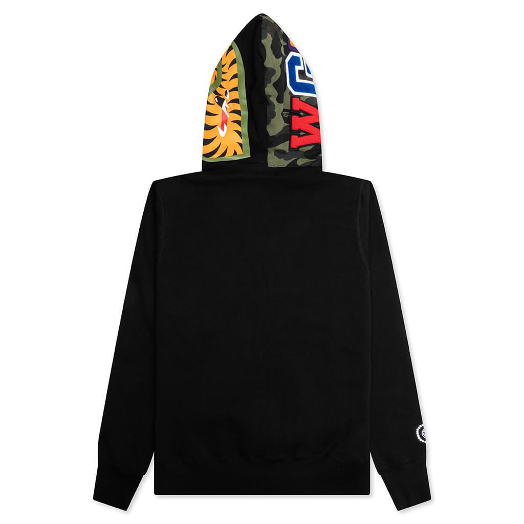 1st Camo Swarovski Shark Full Zip Hoodie - Black Male Product Image