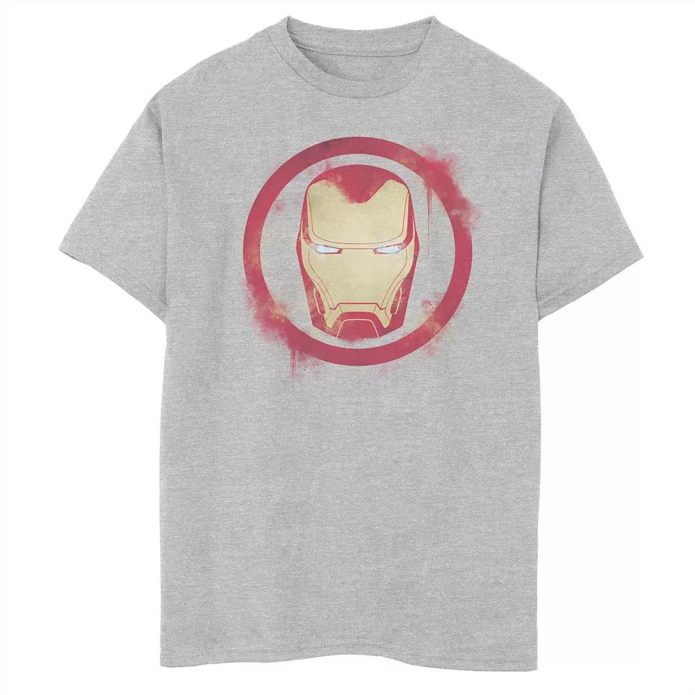 Girls 7-16 Marvel Avengers Endgame Iron Man Spray Painted Logo Tee, Girl's,  Product Image
