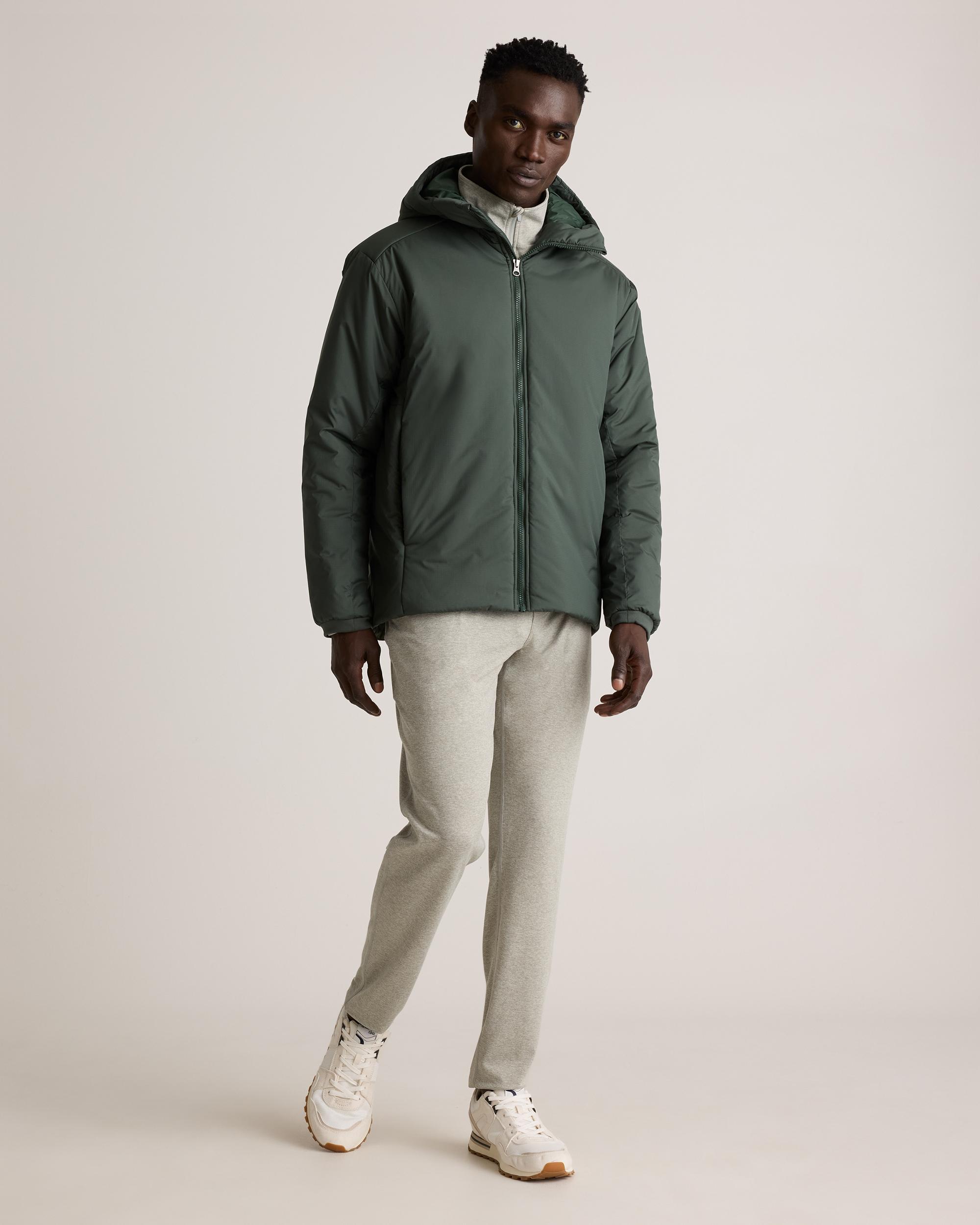 Quince | Men's Hybrid Insulated Heavyweight Hooded Jacket 100% Polyester Product Image