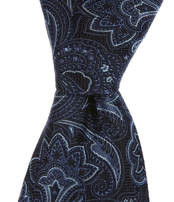 Daniel Cremieux Signature Tonal Paisley 3 3/8#double; Woven Silk Tie Product Image
