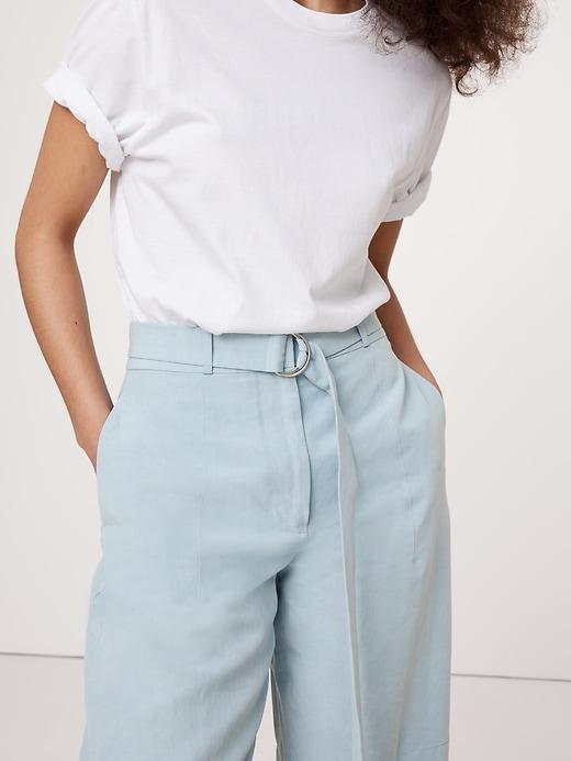 High-Rise Barrel Tencel™-Linen Pant Product Image