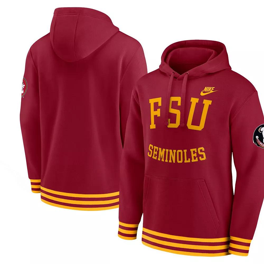 Men's Nike Garnet Florida State Seminoles Legacy Retro Pullover Hoodie, Size: Medium, Red Product Image