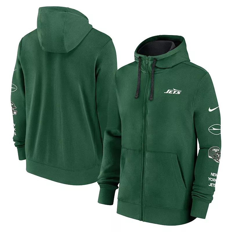 New England Patriots Club Nike Men's NFL Full-Zip Hoodie Product Image