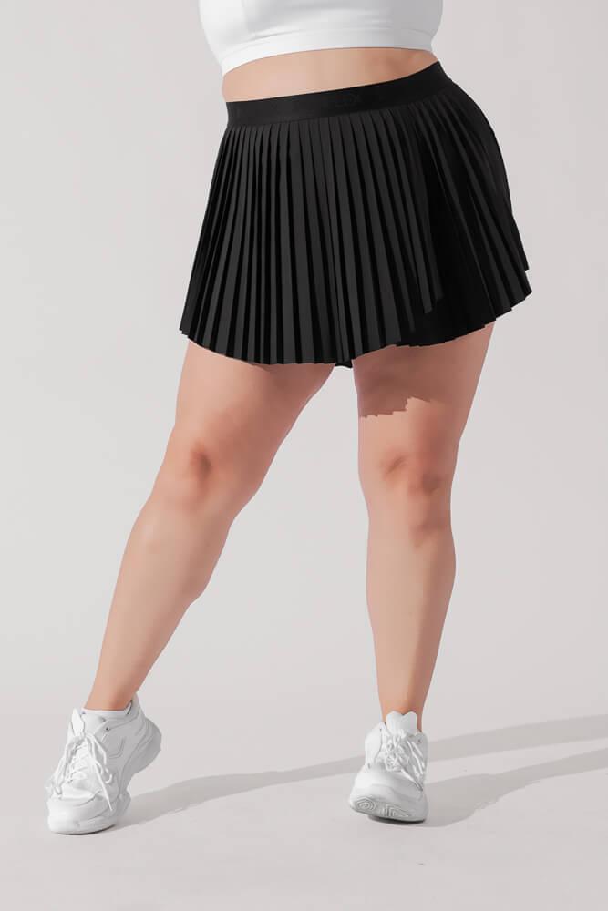 Ace ‘em Pleated Skort - Desert Rose Product Image