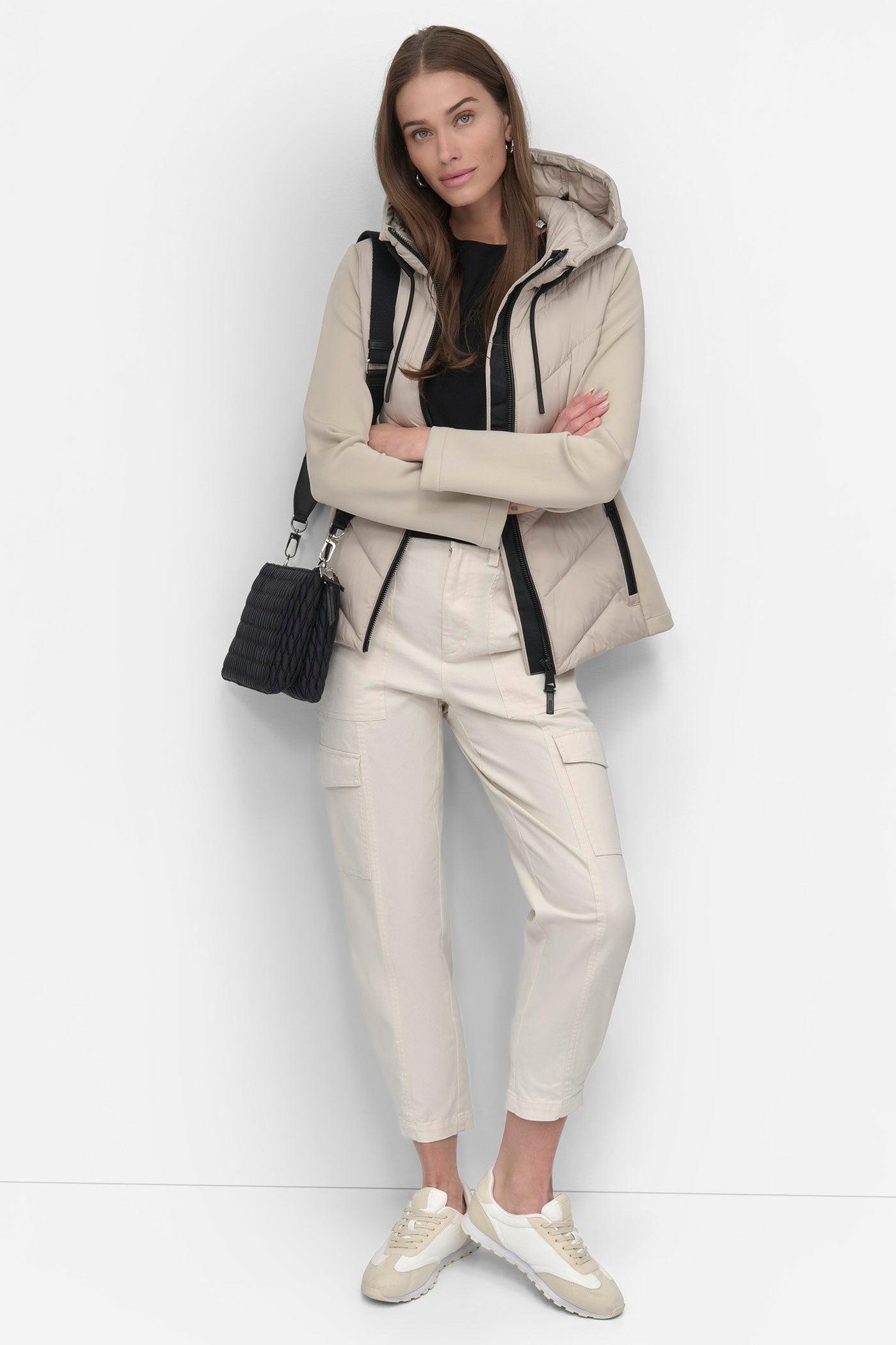 MIXED MEDIA LIGHT WEIGHT PUFFER Product Image