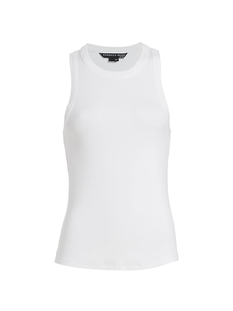 Womens Jordyn Stretch-Cotton Tank Top Product Image