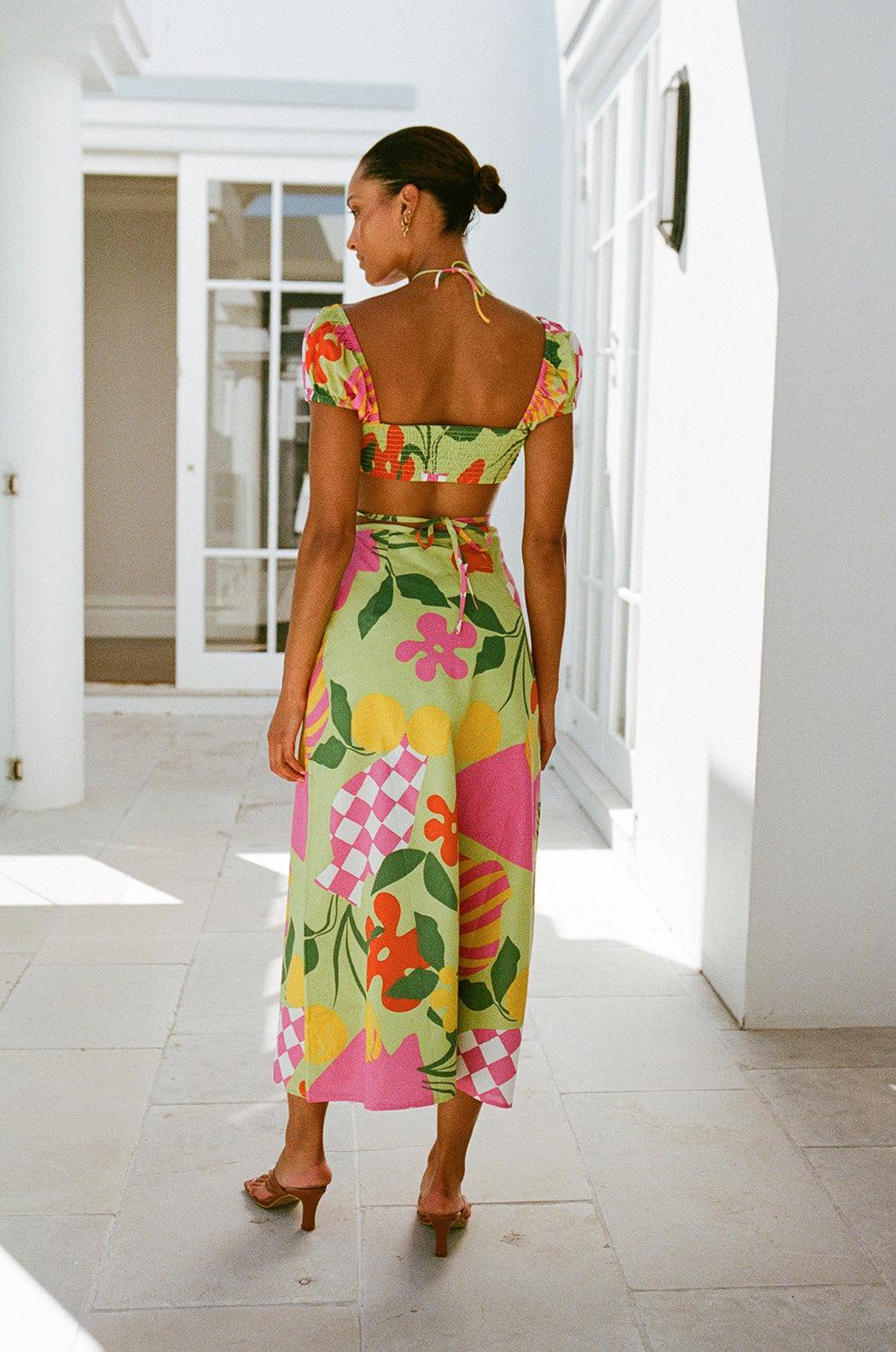 Damini Skirt - Vaso Verde Product Image