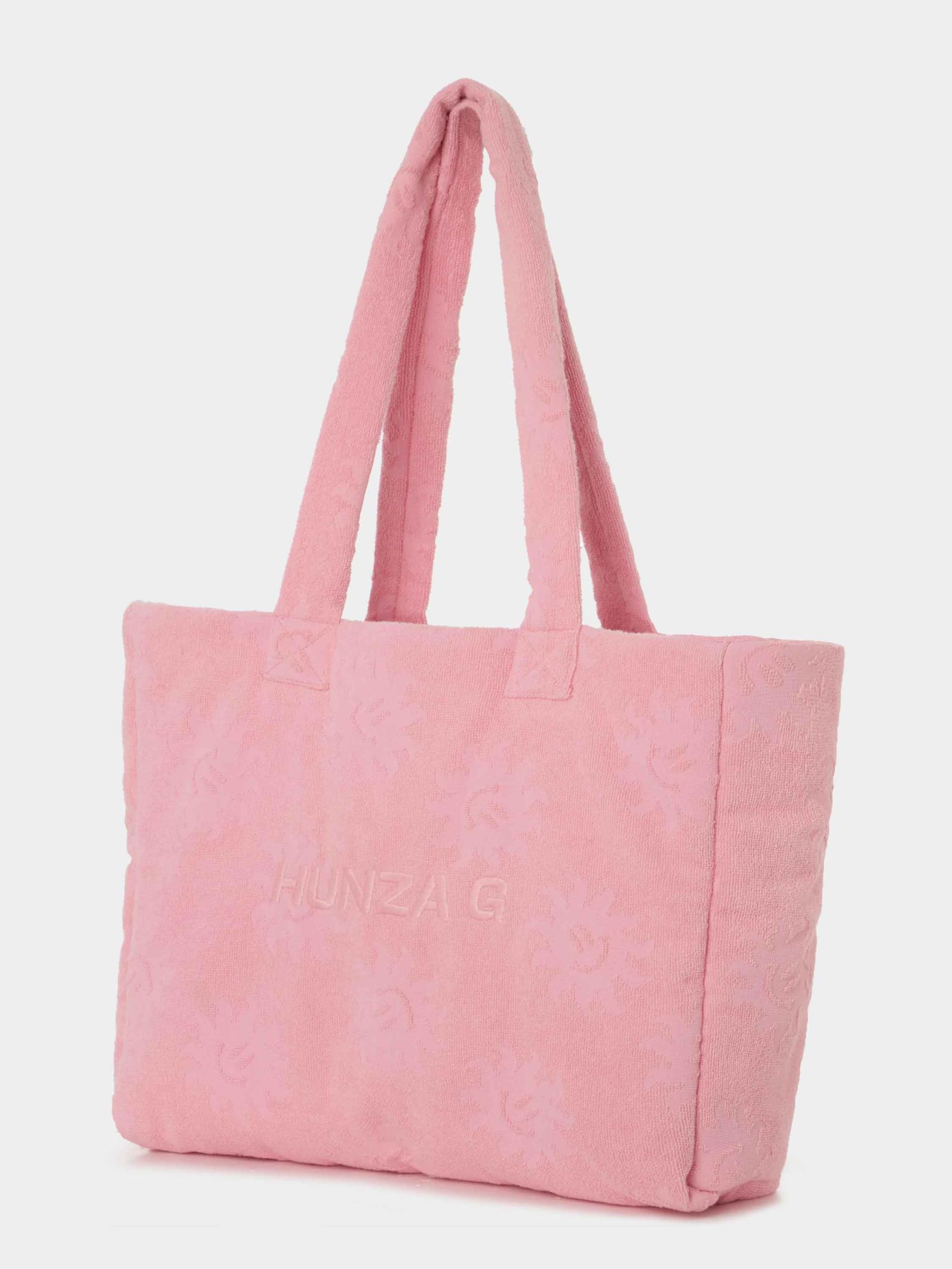Sunny Towelling Beach Bag - Pink Product Image