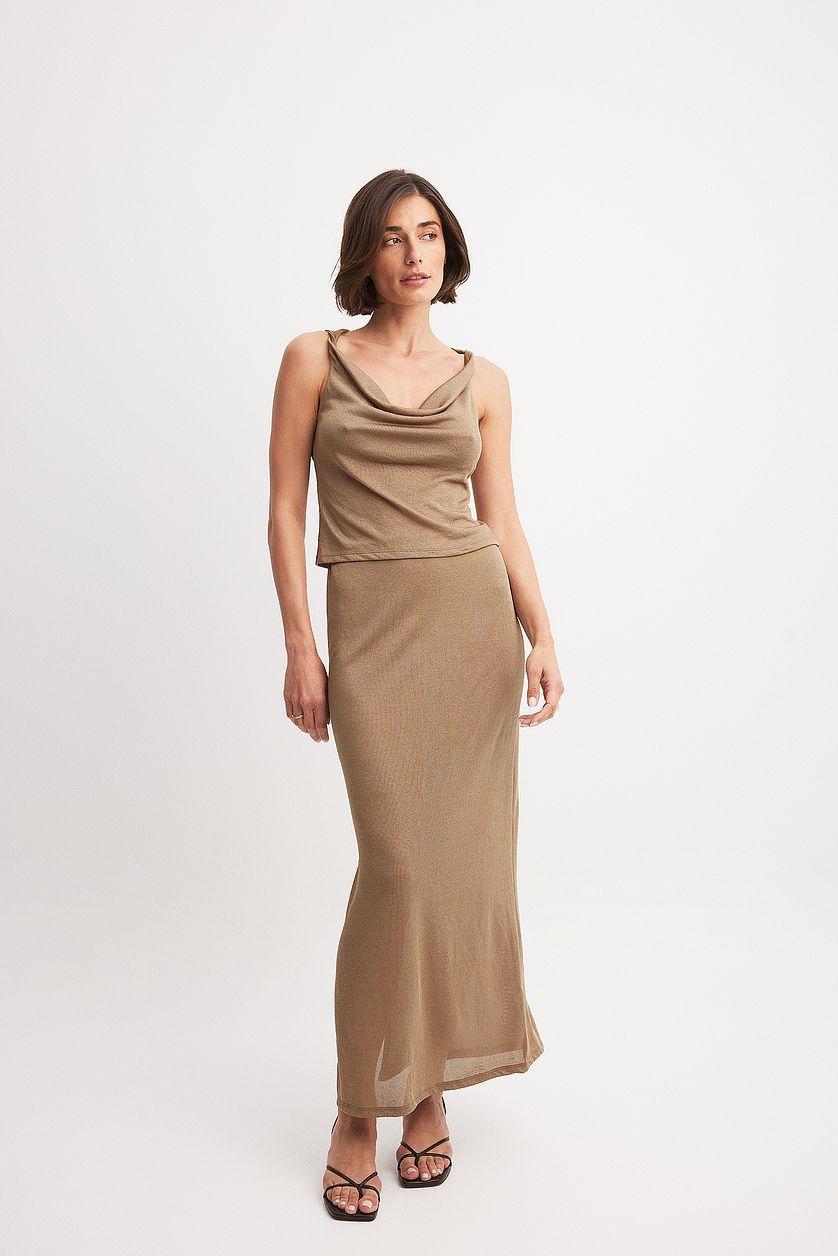 Twist Waterfall Jersey Top Product Image