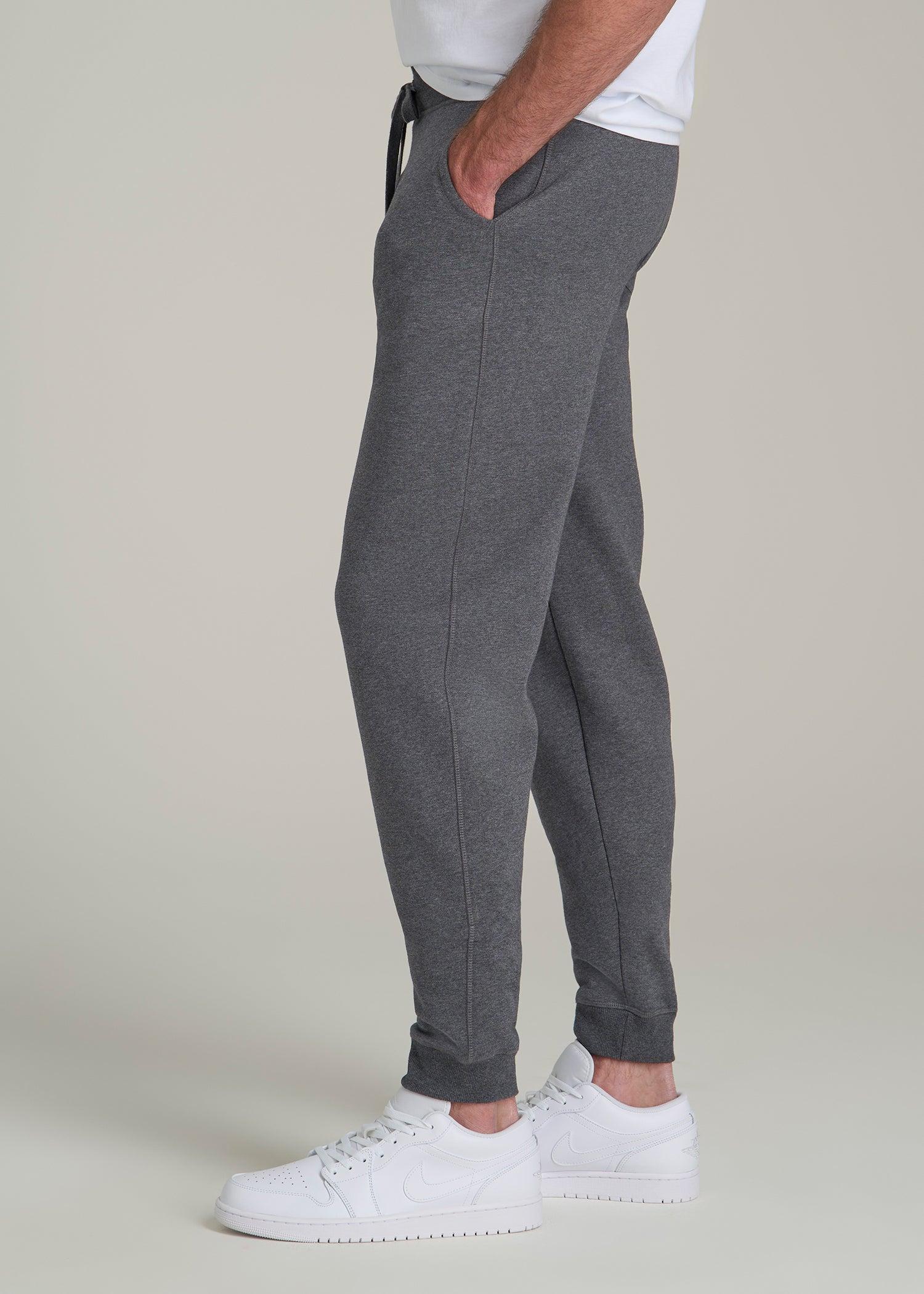 Wearever 2.0 Fleece Joggers for Tall Men in Charcoal Mix Male Product Image