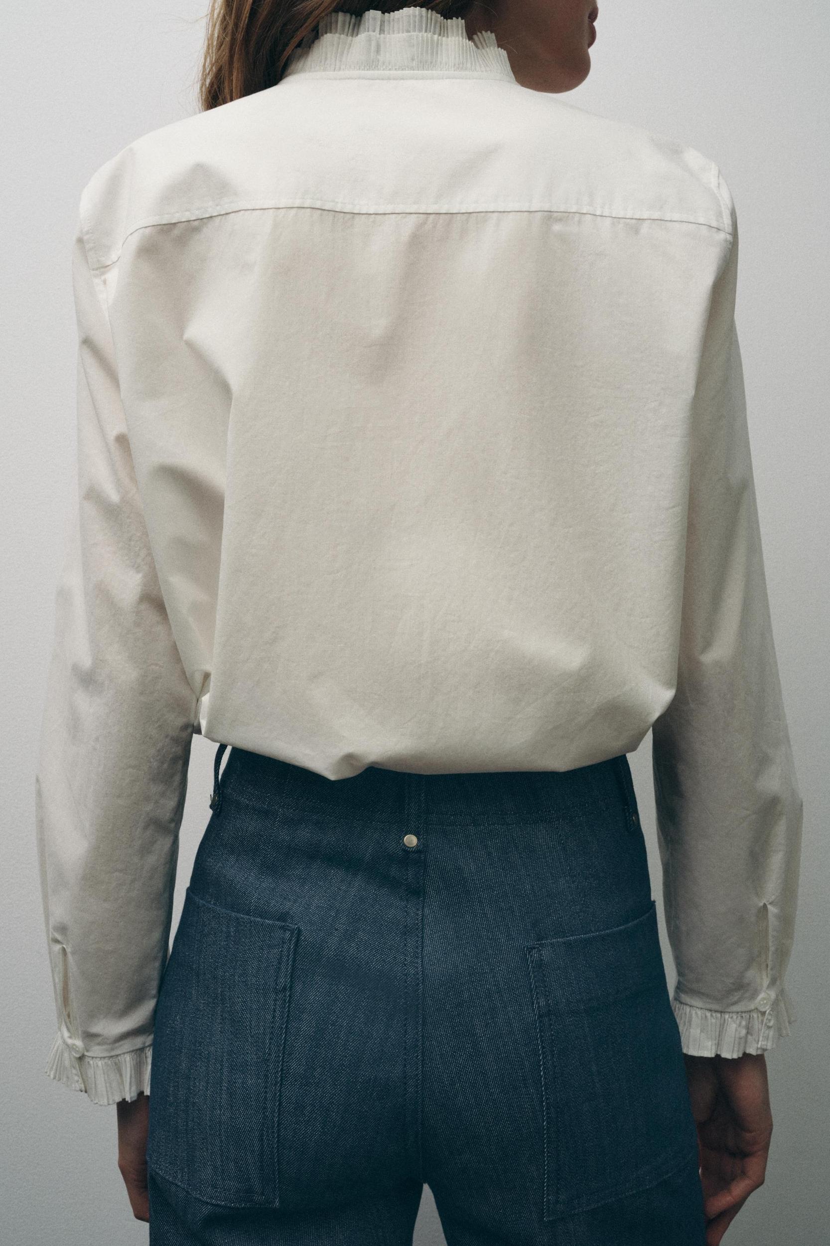 ZW COLLECTION RUFFLED SHIRT Product Image