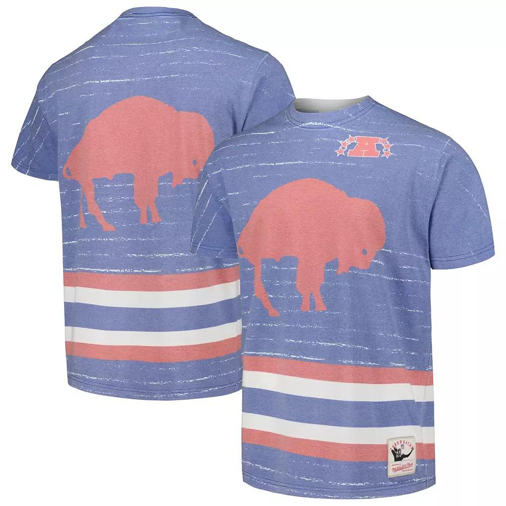 Men's Mitchell & Ness Royal Buffalo Bills Jumbotron 3.0 T-Shirt,  Product Image
