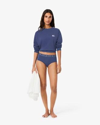 Stretch Cotton Logo Waist Shorts Product Image