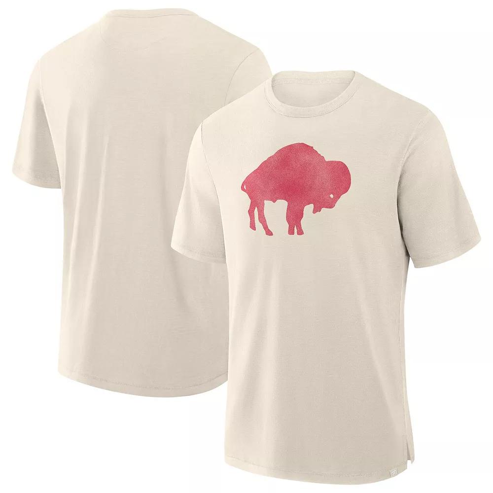 Men's Fanatics Cream Buffalo Bills Slub T-Shirt,  Product Image