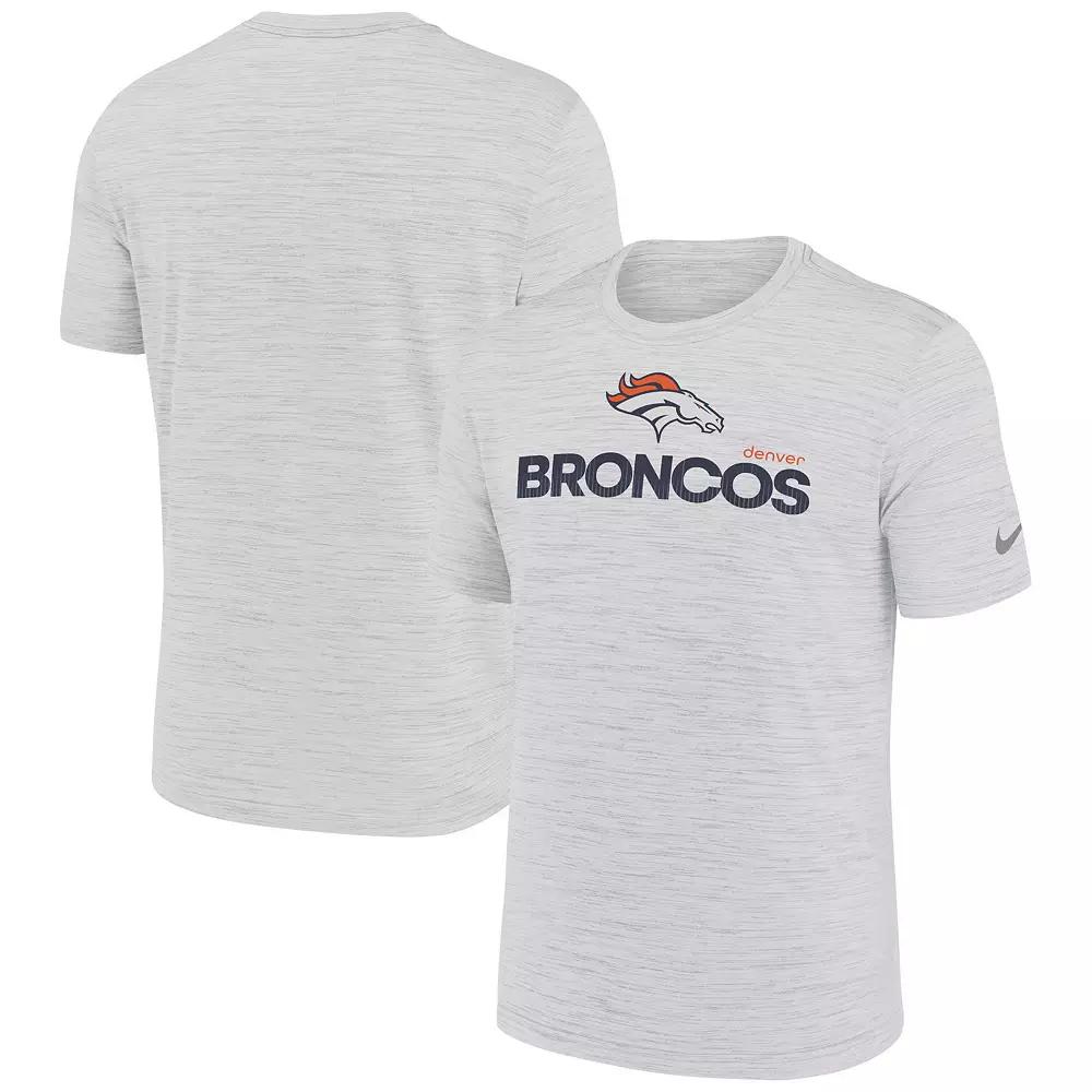 Men's Nike White Denver Broncos Blitz Velocity Modern Performance T-Shirt,  Product Image