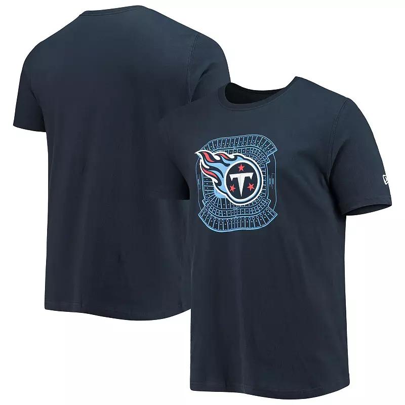 Men's New Era Navy Tennessee Titans Stadium T-Shirt,  Product Image