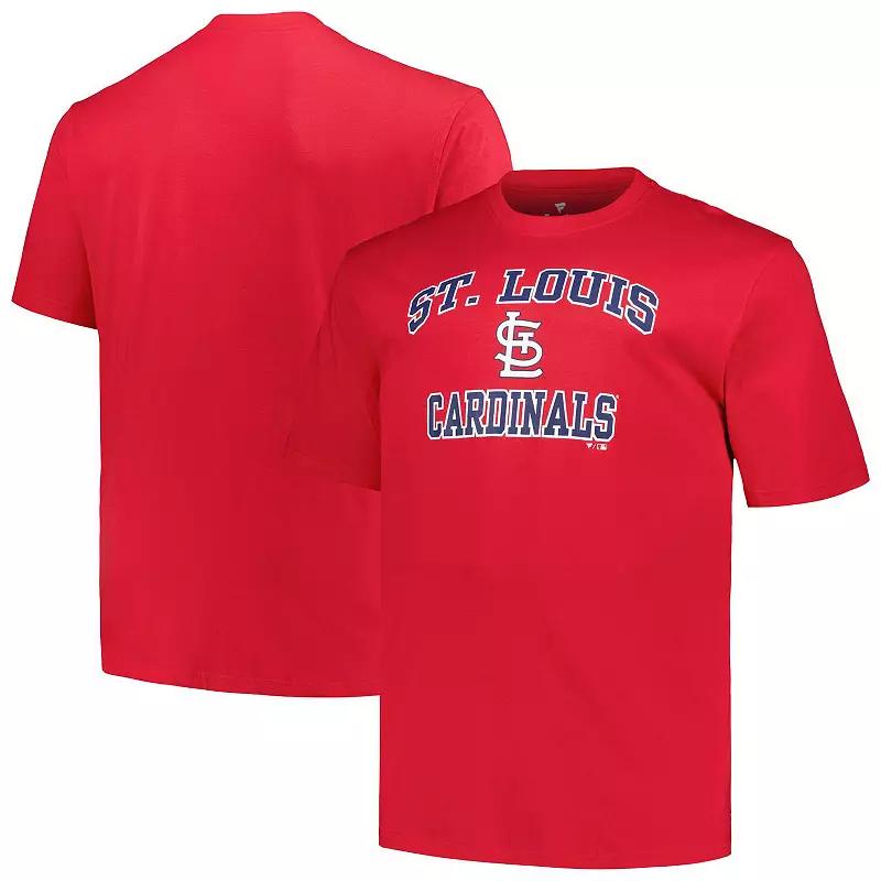 Men's Profile Red St. Louis Cardinals Big & Tall Heart & Soul T-Shirt, Size: XLT Product Image