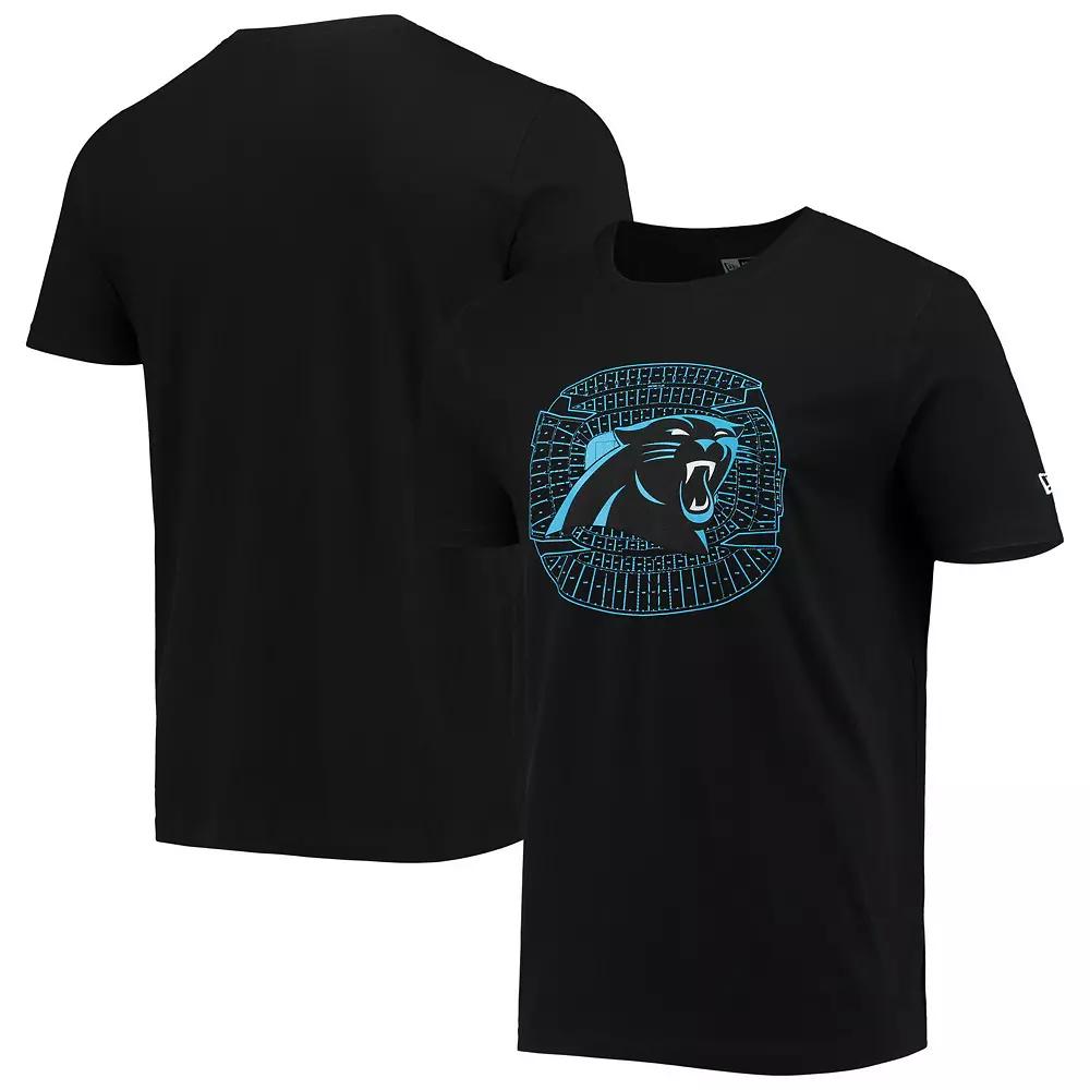 Men's New Era Black Carolina Panthers Stadium T-Shirt, Size: Large Product Image