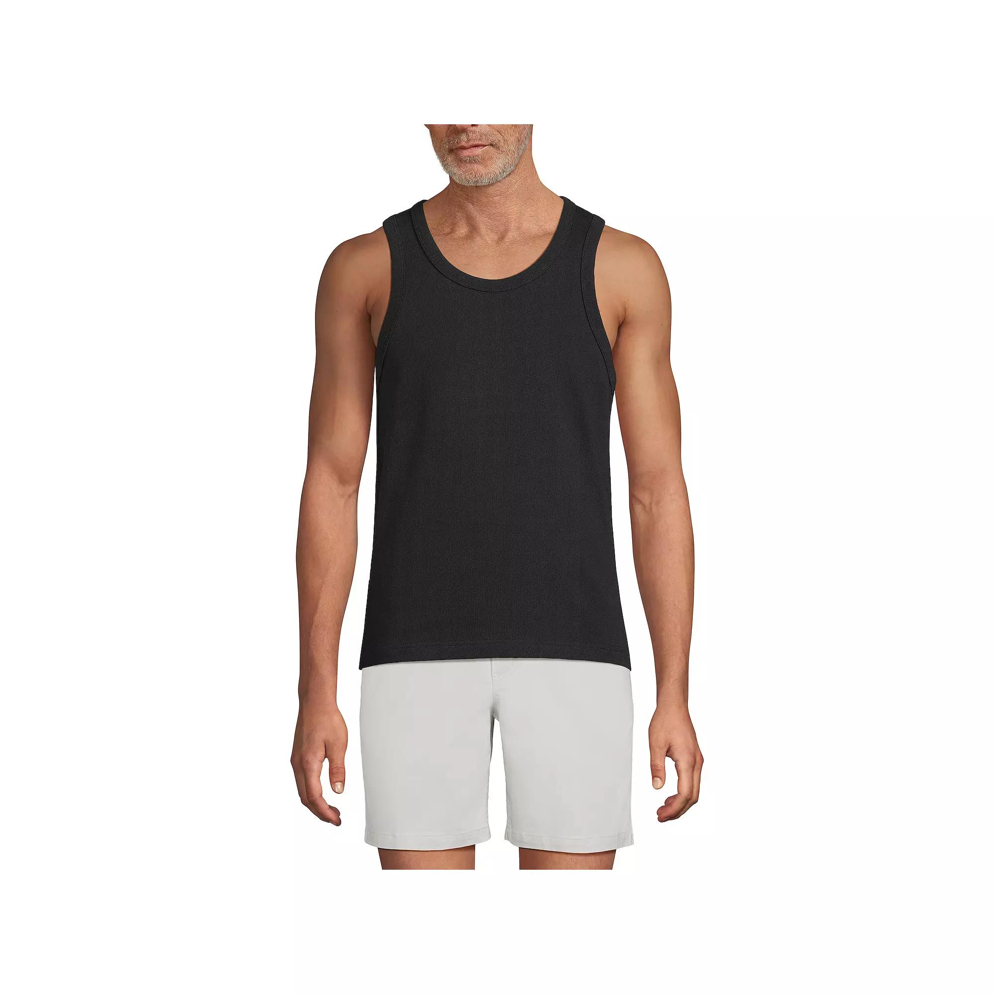 Men's Lands' End Heavy Weight Tank Top,  Product Image