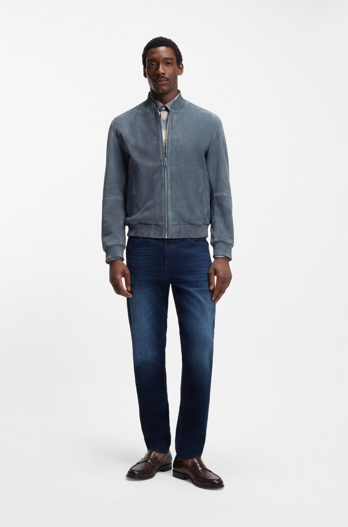 Regular-fit jacket in suede Product Image