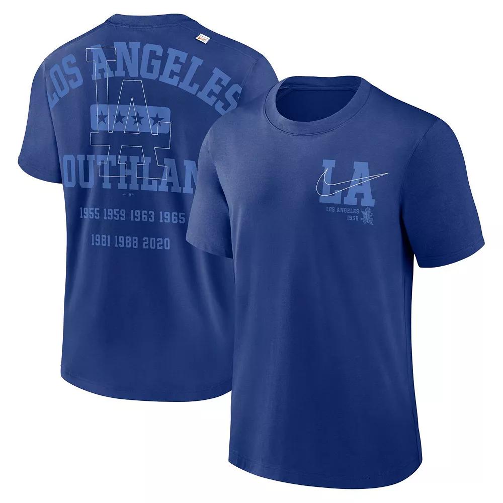 Men's Nike Royal Los Angeles Dodgers Statement Game Over T-Shirt,  Product Image